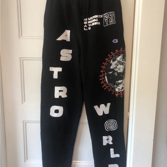 Fear of God Black Astro World Sweatpants